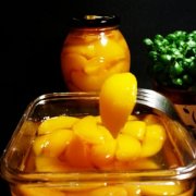糖水黄桃罐头的做法，如何自制糖水桃罐头