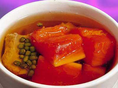 木瓜炖排骨汤做法一图片