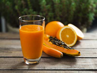 木瓜橘子汁图片